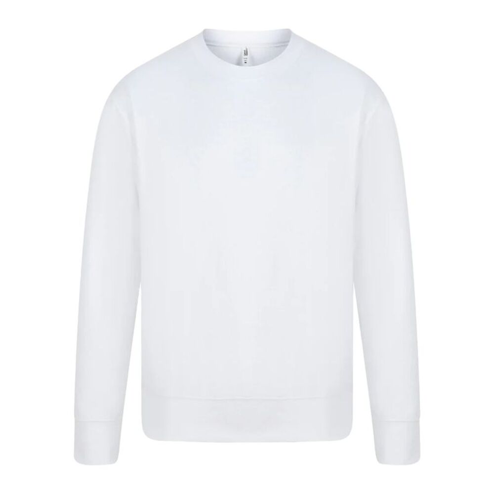 Casual Classics Unisex Adult Core Sweatshirt / White